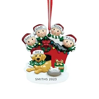 Doghouse Family of Ornament