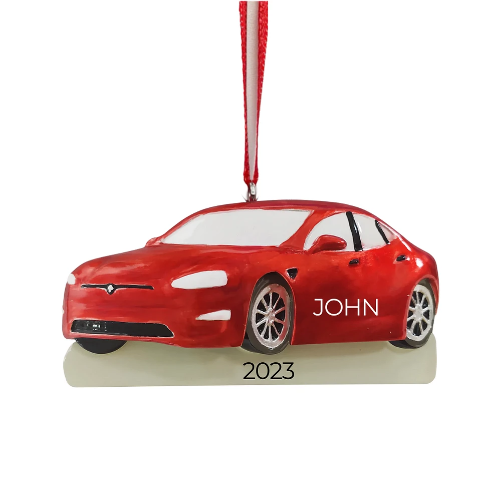 Electric Car Ornament