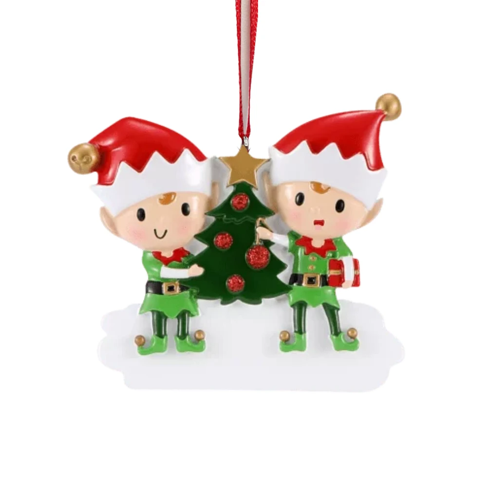 Elves Couple Ornament