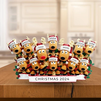 Reindeer Family of - Table Topper Stand Decoration