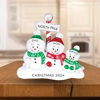 Northpole Family of - Table Topper Stand Decoration