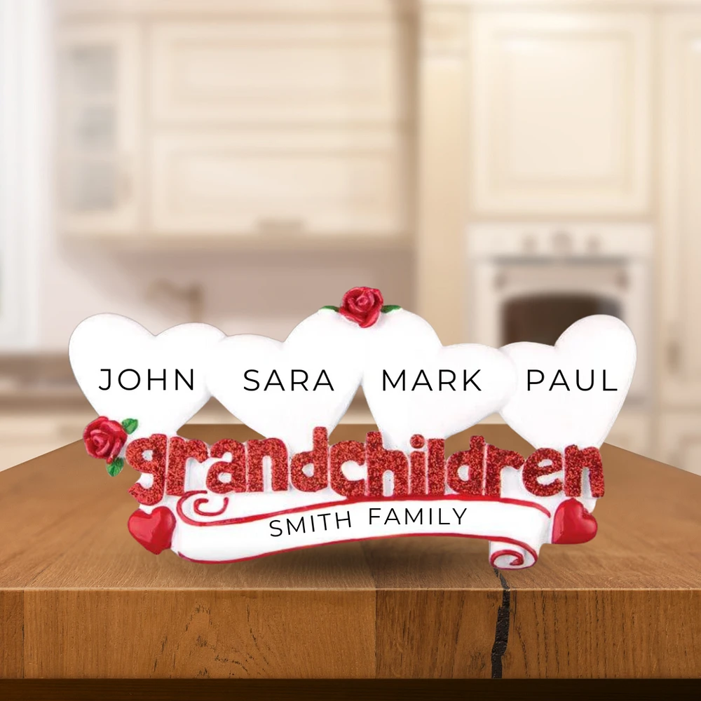 Grandchildren - Table Topper Stand Decoration