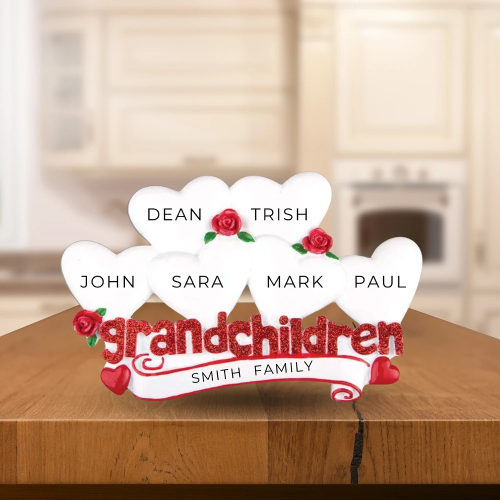 Grandchildren 6- Table Topper Stand Decoration