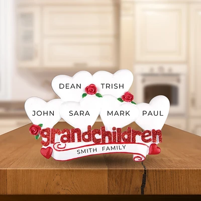 Grandchildren 6- Table Topper Stand Decoration