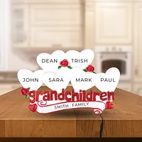 Grandchildren 6- Table Topper Stand Decoration
