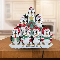 Winter Family of 7 Table Topper