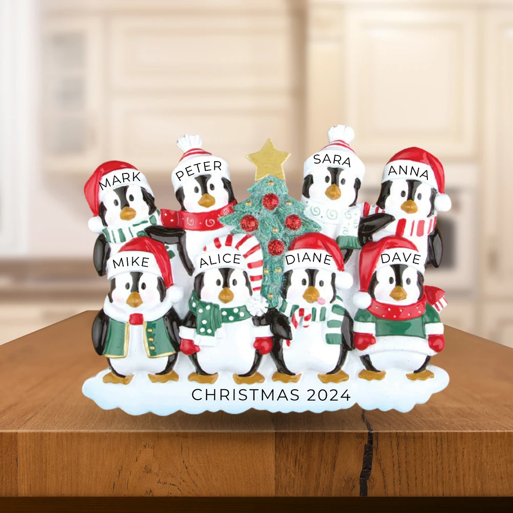 Winter Family of 8 Table Toppers