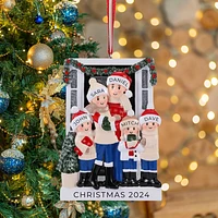 Farm House Family of 5 Ornament