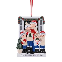 Farm House Family of 5 Ornament