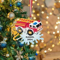 Fire Truck Ornament