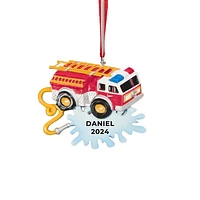 Fire Truck Ornament