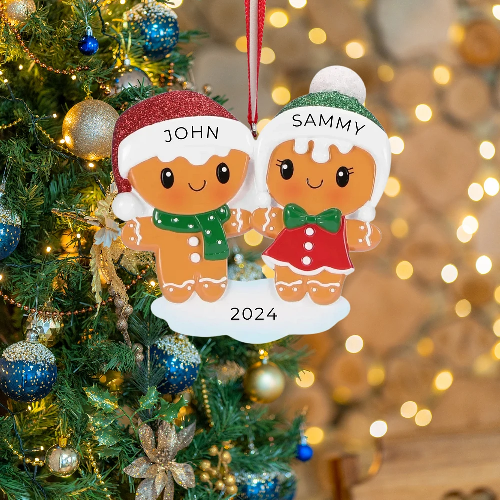 Gingerbread Couple Ornament