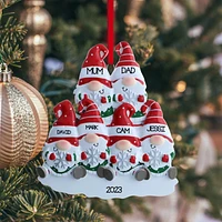 Gnome Family of 6 Ornament