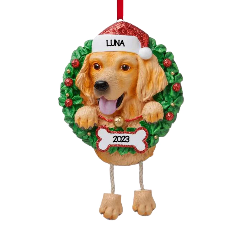 Golden Retriever Dog Ornament