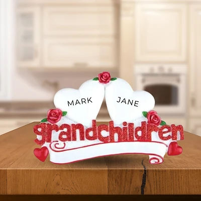 Grandchildren Family of - Table Topper Stand Decoration