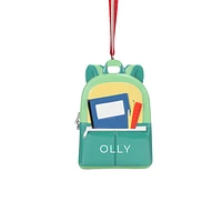 Green Backpack Ornament