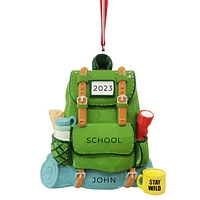 Hiking Backpack "Stay Wild" Ornament