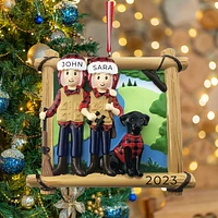 Hunting Family of 2 Ornament