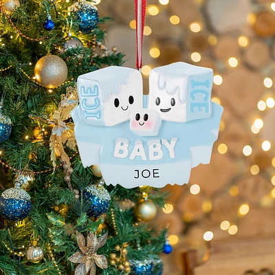 Ice Ice Baby Expecting Ornament