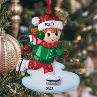 Ice Skating Girl Ornament