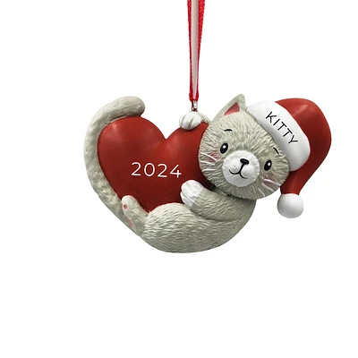 Love My Cat Ornament