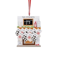 Mantle Stocking Family of Ornament