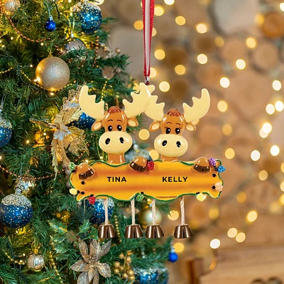 Moose Family of 2 Ornament