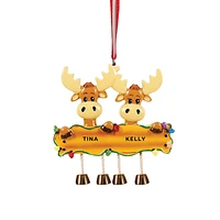 Moose Family of 2 Ornament