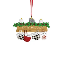 New Mitten Family 4 Ornament
