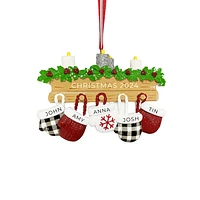 New Mitten Family 5 Ornament