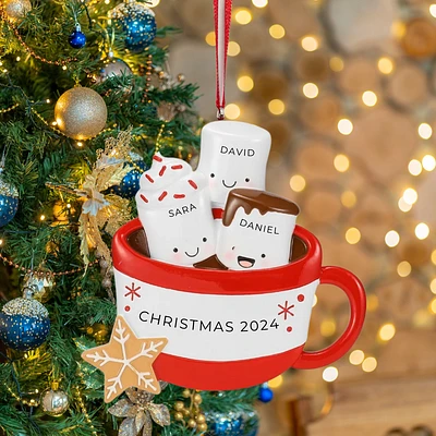 New Hot Cocoa Family of Ornament