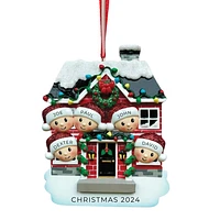 New Home Family of 5 Ornament