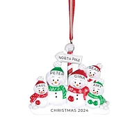 North Pole Family of Ornament