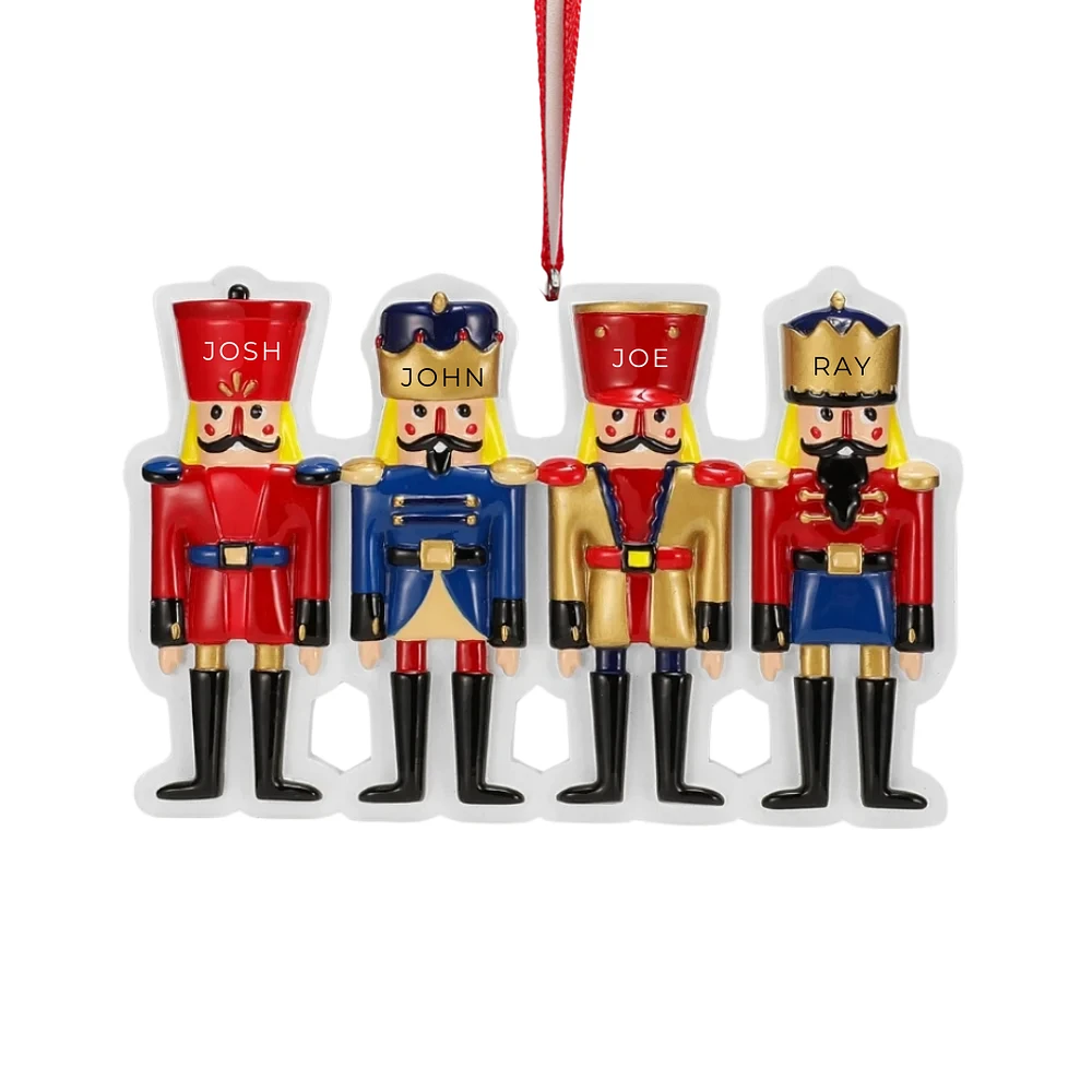 Nutcracker Family of 4 Ornament