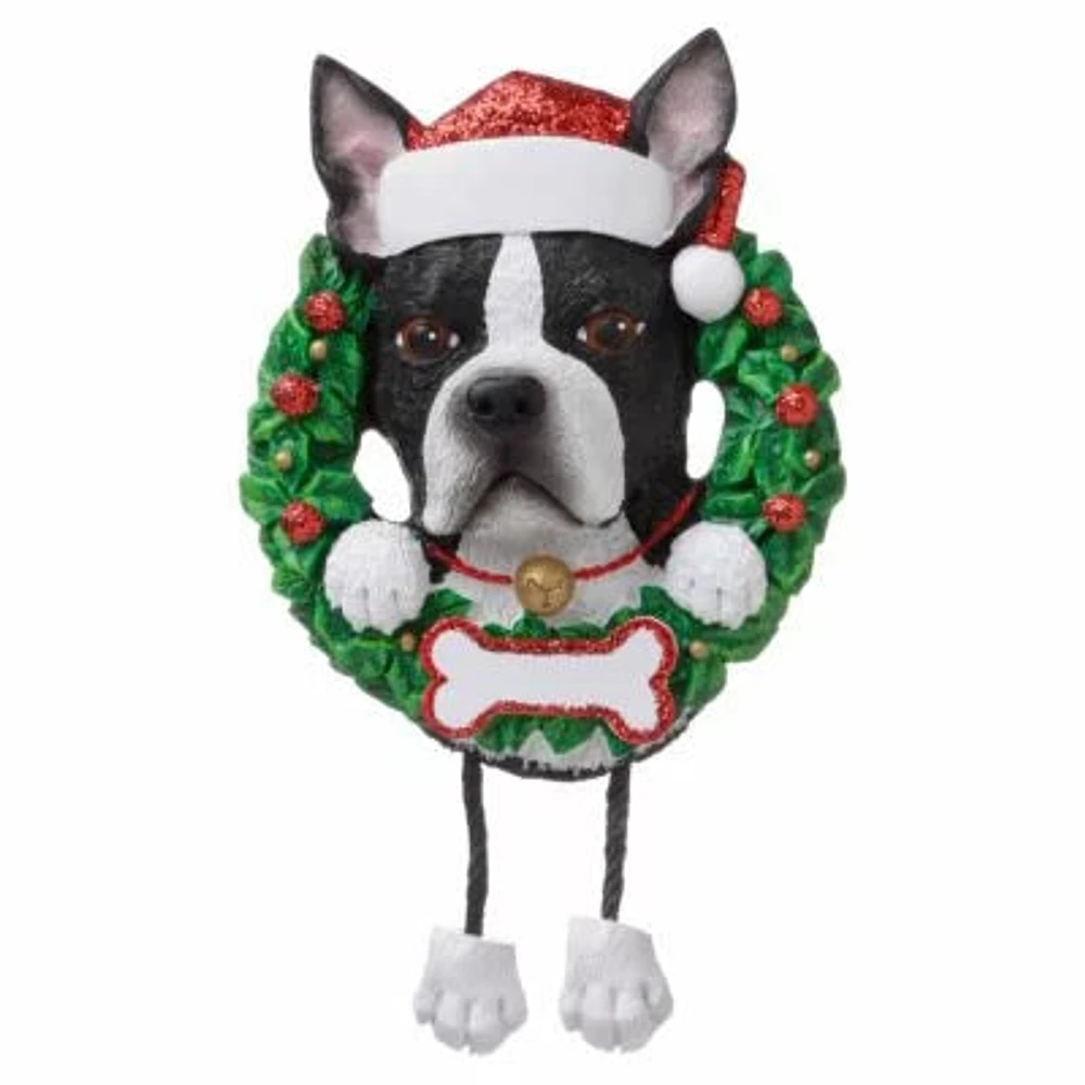 Boston Terrier Dog Ornament