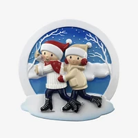 Ice Skating Family of 2 Ornament