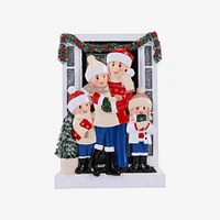 Farm House Family of 4 Ornament