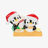 Penguin Baking Family of Ornament