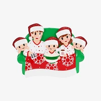 Family of 5 Movie Night Ornament