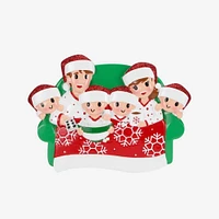 Family of 6 Movie Night Ornament
