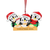 Penguin Baking Family of Ornament