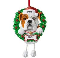 Bulldog Dog Ornament