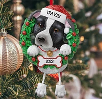 Pit bull Dog Ornament