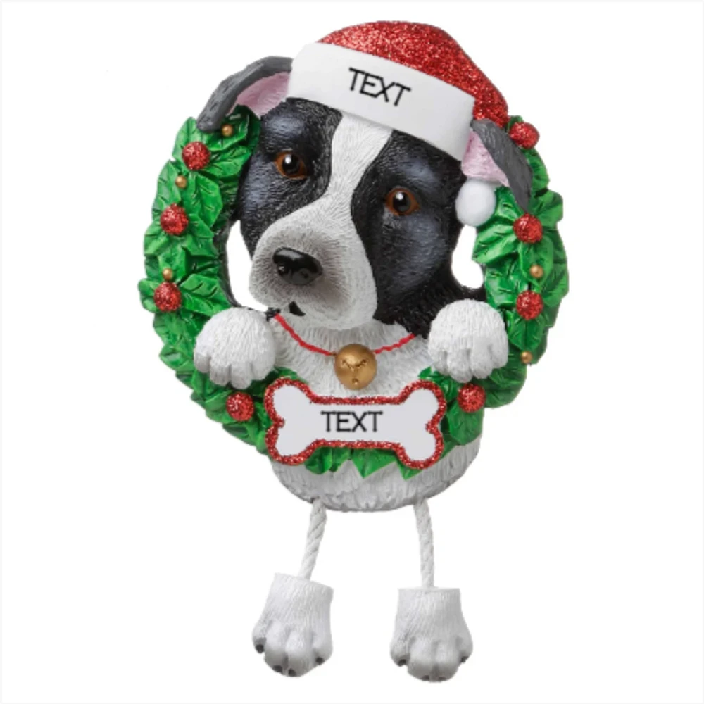 Pit bull Dog Ornament