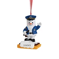 Police Snowman Ornament