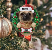 Pug Dog Ornament