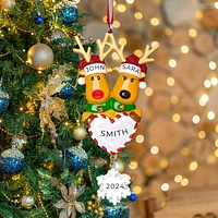 Reindeer Family of 2 Ornament