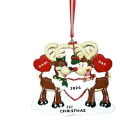 Reindeer Love Ornament