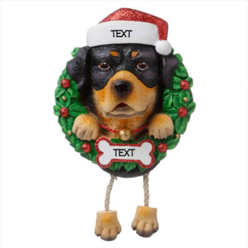 Rottweiler Dog Ornament