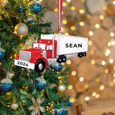 Semi / Transport Truck Ornament